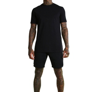 Ensemble d'été pour homme : T-shirt 100 % coton et T-shirt en mélange polyester-coton en tissu polaire 2026 - Product Image 1