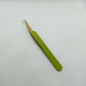 Hot Sale Professional Gold Plasma Eyelash Extension Pointed Tip Stainless Steel <b>Tweezers</b> - Product Image 6