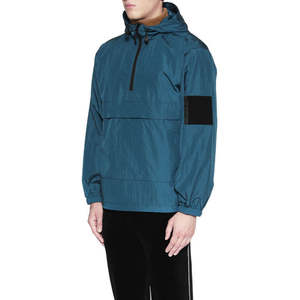 Vente en gros d'usine OEM Veste d'hiver coupe-vent coupe-vent en polyester de qualité avec pull à capuche et veste coupe-vent à demi fermeture éclair - Product Image 3