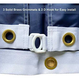 Bandera Americana Bordada Grande de 5x8 Pies, Resistente para Exteriores, Hecha de Nailon, Fabricada en EE. UU. - Product Image 3