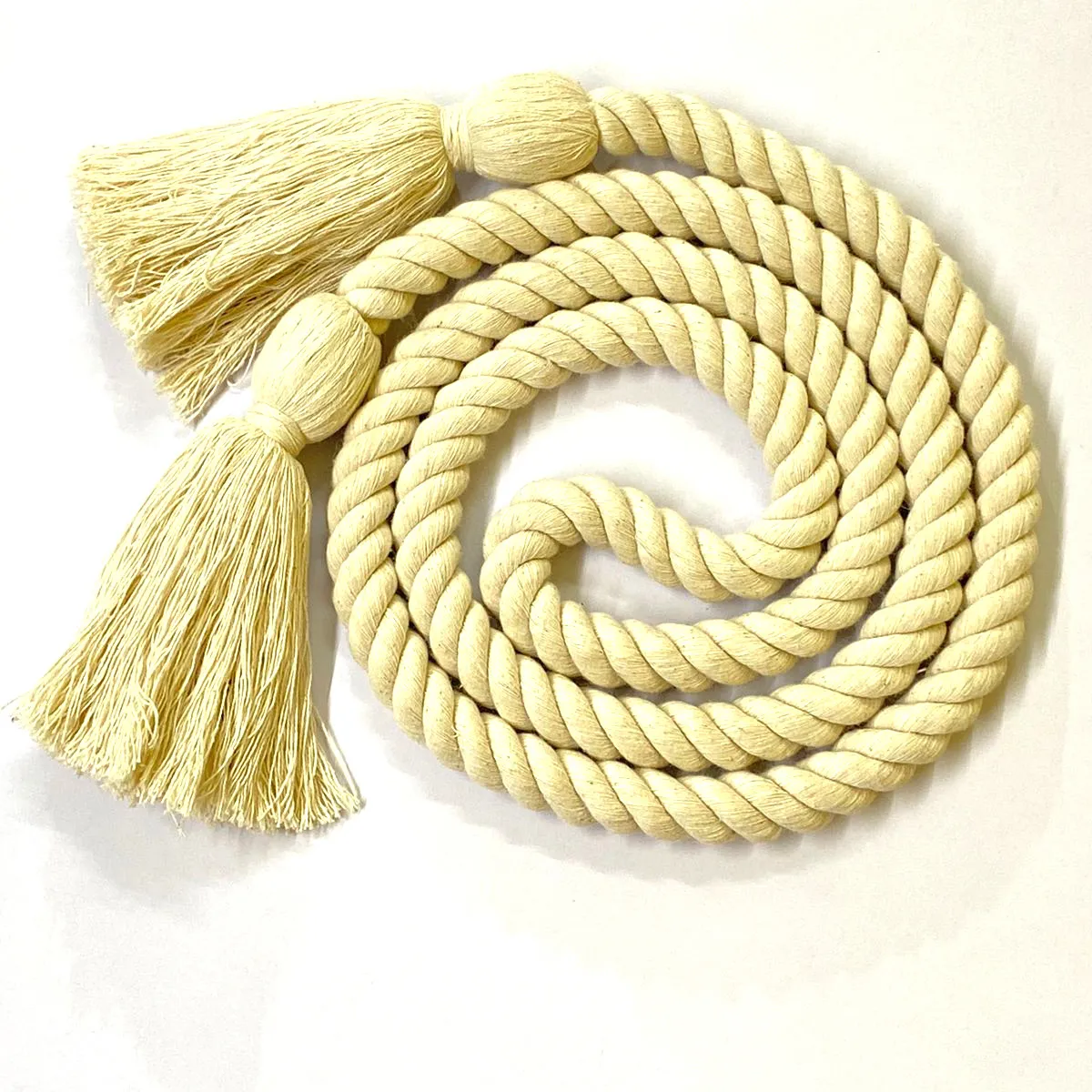 Corda intrecciata intrecciata in cotone Macrame intrecciato prezzo di fabbrica 3mm-30mm colore bianco multiuso 100% cotone corda di cotone per scarpe
