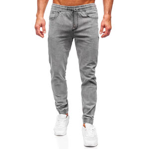 Pantalones deportivos de pana para hombre, pantalones casuales para correr con decoración bordada, pantalones Cargo - Product Image 5