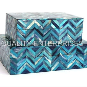 Boîte en os de chameau en gros, boîte à bijoux en incrustation d'os, haute qualité et bonne couleur, boîte à bijoux en incrustation d'os, produit de vaisselle - Product Image 3