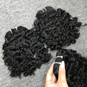 มัดผมแท้สำหรับผู้หญิงมัดผมลอนแบบชาวพม่าสำหรับผมบริสุทธิ์ - Product Image 1