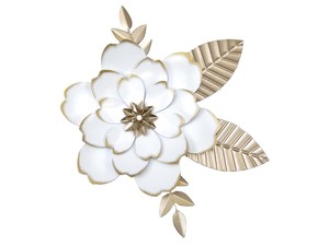 Good Selling Wall Art Home Interior Display Metal Wall Art Living Room <b>Frame</b> Wall Hanging Fashion Flower Home Decoration - Product Image 2