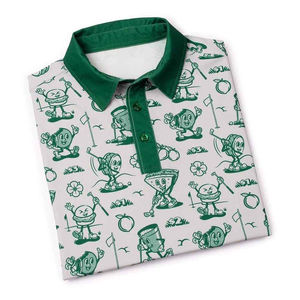 Camiseta de manga corta para hombre, camiseta Polo, tejido de algodón transpirable, diseño elegante, logotipo personalizado, ropa de calle informal directa de fábrica, OEM - Product Image 2