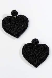 Handcrafted Luxury Beaded Earrings Embroidered Fashion Design with Cross-<b>Stitching</b> & Needlework Elegant <b>Jewelry</b> - Product Image 2