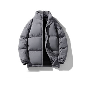 High Street Men's Lightweight <b>Packable</b> Bubble Winter <b>Jacket</b> Stand Breathable Resistant Custom LOGO OEM Plain Men's <b>Jackets</b> - Product Image 4