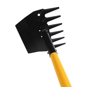 Herramienta contra incendios McLeod, rastrillo de acero al carbono de doble cabezal para incendios forestales con mango de fibra de vidrio para la creación de zonas libres de <span class=keywords><strong>fuego</strong></span> - Product Image 3