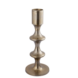 Candelabro de Metal dorado de lujo hecho a mano, decoración atractiva para el hogar para el Festival de Navidad para decoraciones de mesa de comedor - Product Image 1