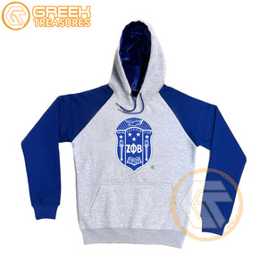 Sudadera con capucha para mujer Zeta Phi Beta con logotipo personalizado, ropa de hermandad informal con estampado de gran tamaño para invierno, novedad - Product Image 1