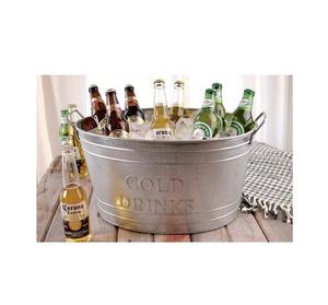 Seau à glace en cuivre vintage pour cocktails vin et boissons avec poignées robustes pour les tables de mariage et les occasions formelles - Product Image 4