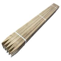 Estacas de Madera Dura de 25-30 mm de Diámetro, Ecológicas, para Cercas de Granja, Soporte para Plantas y Flores, Estacas Puntiagudas de Madera Natural de Vietnam