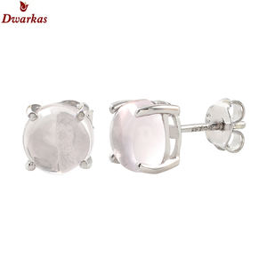 Pendientes clásicos de plata de ley 925 con piedra preciosa de prehnita, venta al por mayor directamente de fábrica, para mujeres y niñas. - Product Image 6