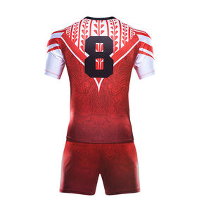 High Quality Rugby Uniform Set for Men <b>Top</b> Selling Shorts with Full Printed Logo New Design for Adults OEM Service Available - Product Image 6