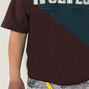 T-shirt de fitness surdimensionné pour homme en coton/fibre de bambou, col rond, manches courtes, design uni, style hip-hop, séchage rapide - Product Image 5