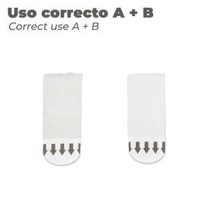 Adhesive Hanging Strips with Velcro 16 x 55 mm. Blister pack of 4 units - Product Image 3