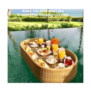 Hot Sale Rattan <b>Floating</b> Tray/rattan Serving Tray <b>Plastic</b> <b>Floating</b> Tray with Cheap Price From Vietnam 99 Gold Data - Product Image 1