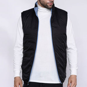 Chaleco acolchado de burbujas de manga larga para hombre, ropa informal a prueba de viento, chaleco acolchado transpirable de secado rápido para hombre - Product Image 3