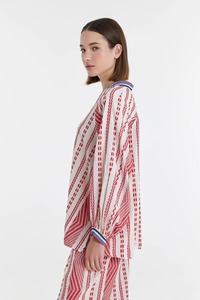 V Weaving Women's Vacation Ready Summer Top and Trouser Dress Trendy Weaving Design Soft <b>Fabric</b> and Ideal for Hot Weather - Product Image 2