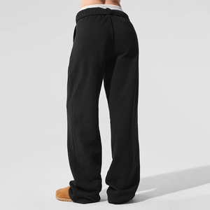 Pantalon de survêtement personnalisé pour femmes avec impression de logo de support OEM taille réglable et options de marque de distributeur - Product Image 4