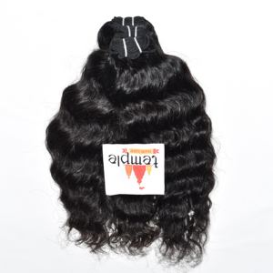 100% Cutícula India alineada al por mayor Extensiones de cabello humano de onda profunda Estilo suelto Tipo de encaje HD Procesado químicamente Ninguno Precio - Product Image 3