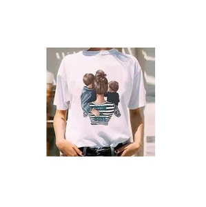 T-shirts courts à manches courtes pour femmes, t-shirt personnalisé en provenance d'Inde, t-shirt pour femmes, mode estivale, style occidental, t-shirts pour filles - Product Image 5