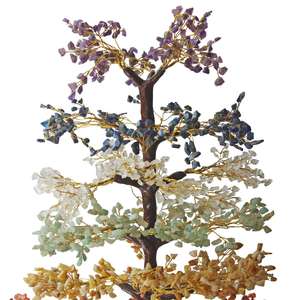 คริสมาสต์7จักระชั้น M-Seal เศษไม้ลวดต้นไม้5500ชิปลูกปัดคริสตัลธรรมชาติเจ็ดจักระสำหรับการรักษาเรกิและกว้างใหญ่ - Product Image 3