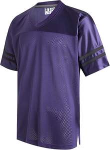 Camiseta de fútbol de equipo de bandera universitaria de alta moda de diseño personalizado camisetas cortas transpirables uniforme americano sublimado - Product Image 4