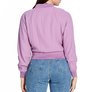 Vestes bomber pour femmes les plus vendues 2026, coupe-vent respirant, logo personnalisé, taille plus, veste bomber pour femmes, service OEM - Product Image 4