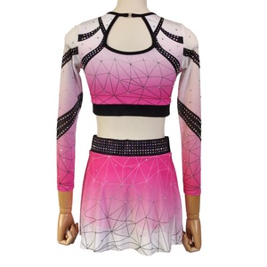 Uniformes de Animadoras con Estampado Moderno, Precio Bajo, Personaliza tu Propio Logotipo, Ropa de Práctica, Disfraces de Animadoras para Adultos, 100% Personalizado - Product Image 2