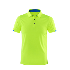 Hommes de haute qualité pour polos imprimé personnalisé séchage rapide et coupe ajustée tissu tricoté respirant motif solide - Product Image 6