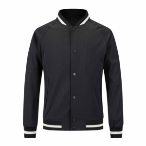 2026 Custom OEM <b>Men's</b> Canvas Stand Collar Breathable Waterproof Winter Varsity <b>Jacket</b> Custom <b>Baseball</b> Letterman Plus Sizes - Product Image 3