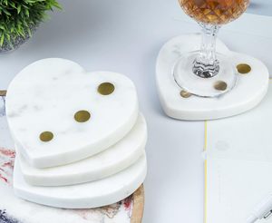 New Arrival Eco-Friendly Stone <b>Table</b> <b>Coasters</b> Natural Pebble <b>Coasters</b> for Drinks Decorative Stone <b>Coasters</b> for Coffee <b>Tables</b> - Product Image 6