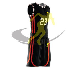 Uniforme de basket-ball sur mesure équipe porter pom-pom girl grande taille sport porte polyester tissu deux pièces sublimation uniforme - Product Image 2