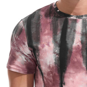 Venta al por mayor OEM impresión personalizada de los hombres de impresión por sublimación 100% camisetas de poliéster deportes y ropa de gimnasio de secado rápido camisetas de los hombres - Product Image 5