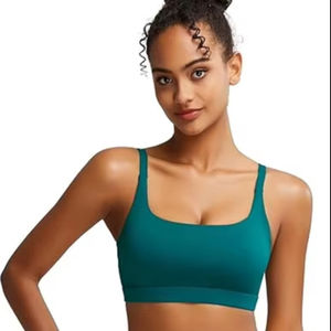 Soutien-gorge de sport sans bretelles pour femme, 100 % nylon, haute performance, avec logo frontal, motif personnalisé, respirant, qualité supérieure, prix d'usine - Product Image 4