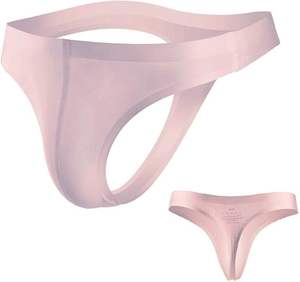 Tanga y tangas de seda de hielo suave para hombre con respiración libre sin costuras ropa interior para Hombre Ropa interior de Carnaval para hombre - Product Image 3