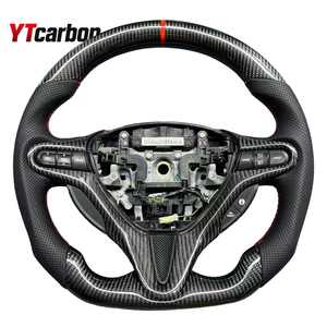 <span class=keywords><strong>พวงมาลัย</strong></span>คาร์บอนไฟเบอร์หุ้มหนังกลับ YTcarbon Sport Italy สำหรับรถยนต์ <span class=keywords><strong>Civic</strong></span> รุ่นที่ 8 Type R อุปกรณ์ตกแต่งภายในรถยนต์ - Product Image 4