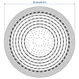 Mantel Individual de algas marinas tejido redondo Productos ecológicos Hecho en Vietnam Mantel Decoración de mesa al por mayor - Product Image 2