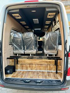 ชุดแต่งภายใน ABS สำหรับประตูบานเลื่อน SPRINTER L4H2 สีดำ/เบจ/เทา สำหรับรถมินิบัส รถบ้าน รถโค้ช รถบัส ใช้สำหรับตกแต่งและป้องกัน - Product Image 5