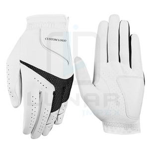 Leather Palm Golf Gloves for Men With Thumb Improved Feel & Durability in <b>Key</b> Wear Areas and Available Custom Brand <b>Labelling</b> - Product Image 6