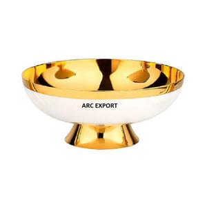 ชามผสมสีอลูมิเนียมโลหะสีขาวและสีทองสำหรับใช้ในบ้านเครื่องครัวอุปกรณ์เสริมสำหรับใช้ในบ้าน - Product Image 1