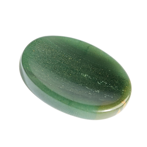 Feng Shui & Fairy Style Pulgar de cristal pulido Jade verde Piedra preciosa curativa semipreciosa para Palm Worry Crystal Worry Stone - Product Image 3