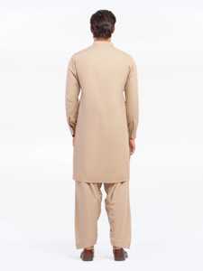 Vêtements traditionnels formels pour hommes pakistanais, salwar kameez, tenue musulmane, coupe régulière pour les réunions, l'Aïd et la Jumma - Product Image 4