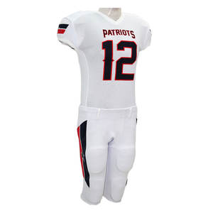 ชุดเครื่องแบบทีมฟุตบอลอเมริกันสำหรับผู้ชายชุดเจอร์ซีย์และกางเกงเครื่องแบบทีมของคุณเองทุกฤดูกาล - Product Image 2