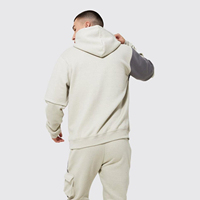 Veste unisexe d'automne-hiver pour l'entraînement et le streetwear, imprimée, respirante, survêtement personnalisé avec logo, grande taille, à capuche, 100 % coton pour homme