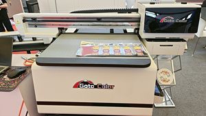 Automatic A2 <b>UV</b> Digital <b>DTF</b> <b>Printer</b> 2pcs XP600 head 6040 Leather Phone Case Acrylic Cylinder Crystal Label Inkjet <b>UV</b> <b>Printer</b> - Product Image 4