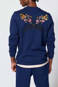 Sweat-shirt respirant à col rond pour hommes Pull de luxe 100% sweat-shirt classique en coton doux avec logo personnalisé - Product Image 2