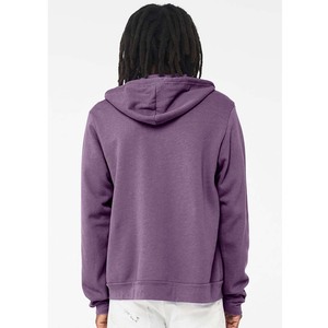 Bella เสื้อฮู้ดผ้าแคนวาสสำหรับทุกเพศมีซิปมีฮู้ดฟองน้ำขนแกะ - Product Image 6